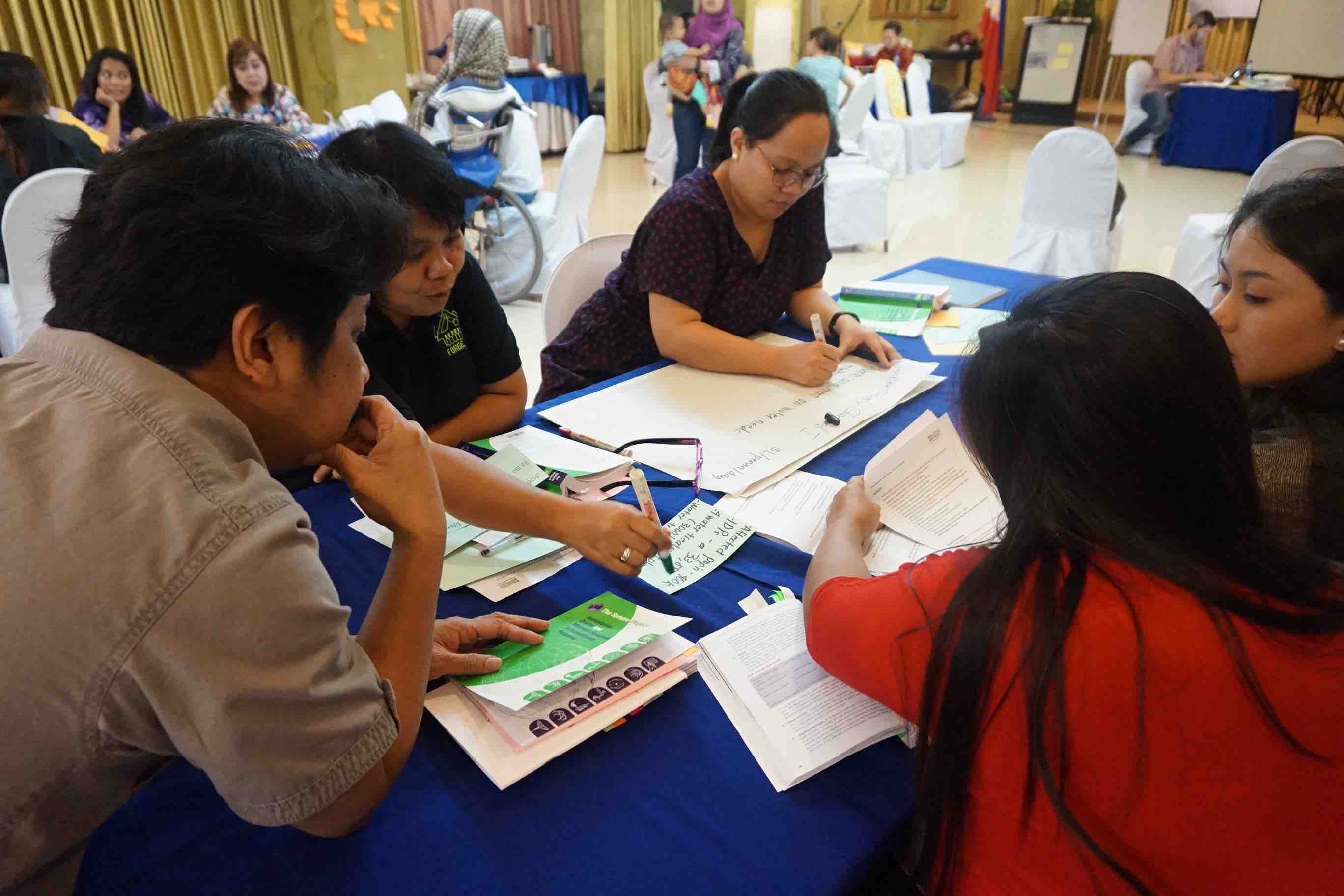 Training für philippinische Hilfsorganisationen