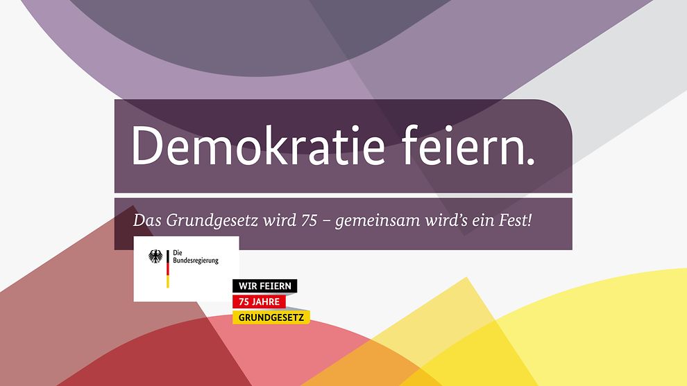 75 Jahre Grundgesetz - Demokratiefest Berlin
