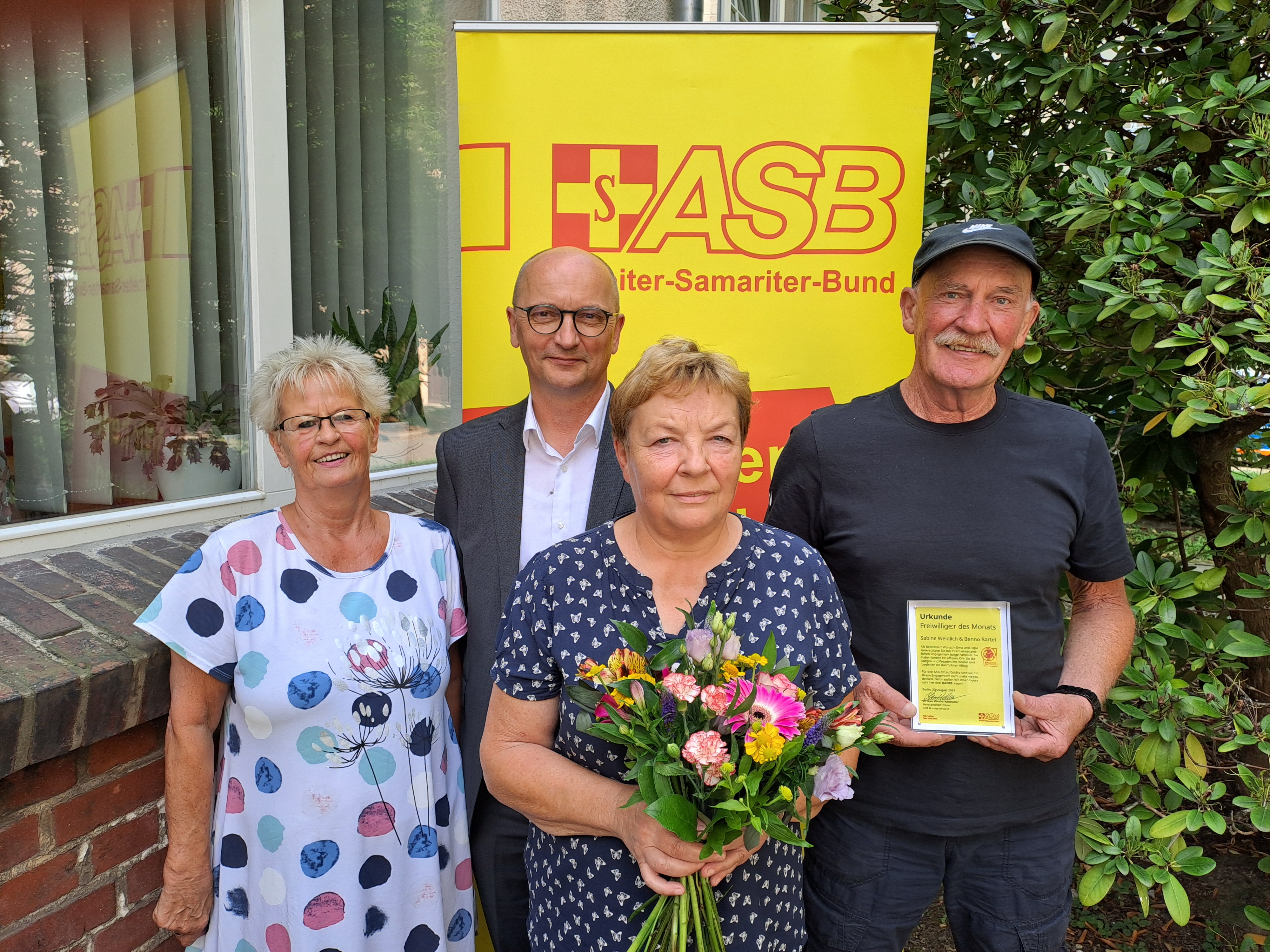 Ehrenamtliches Engagement mit viel Herz - Sabine Weidlich und Benno Bartel aus Görlitz geehrt