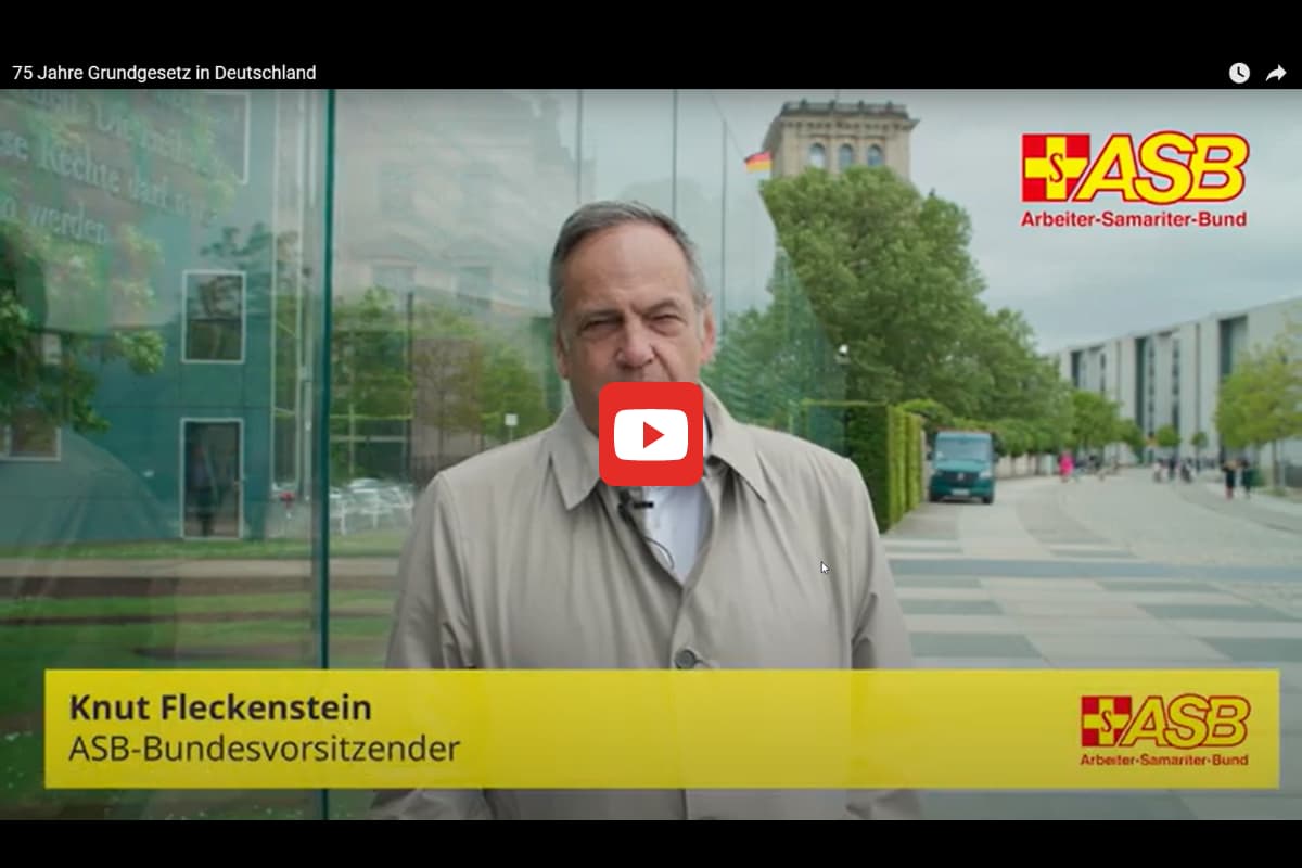 Videokommentar von Knut Fleckenstein zum 75. Jubiläum des Grundgesetzes