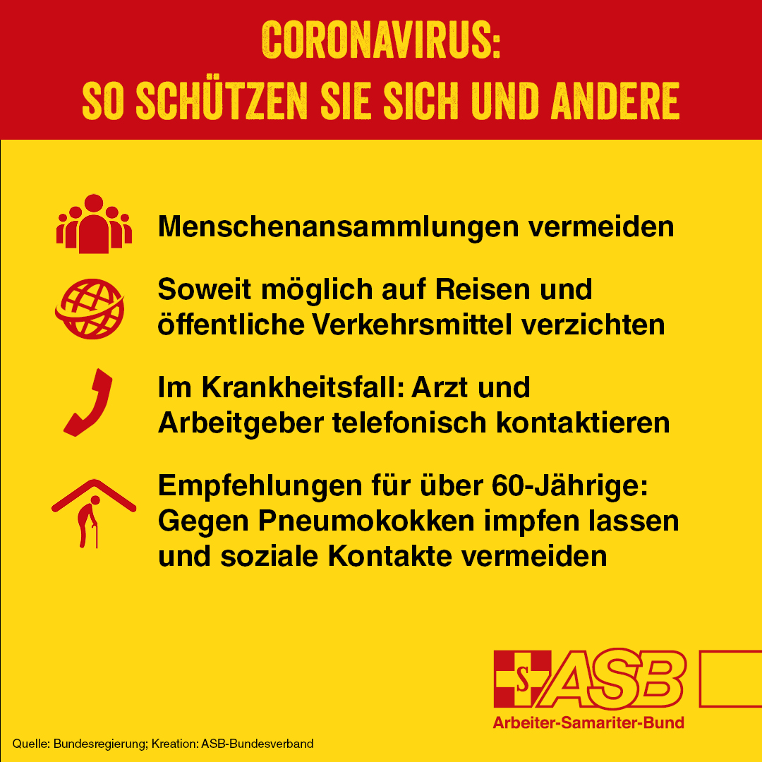 Coronavirus: Aktuelle Informationen | ASB